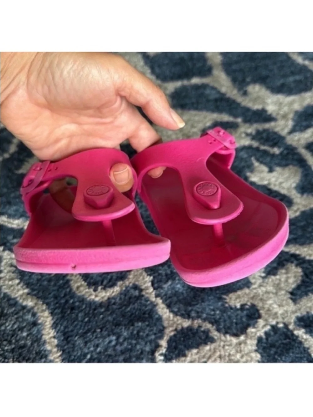 BIRKENSTOCK Girl/kids Eva Sandals/Slides Sz 2/EU33 Pink Rubber Plastic